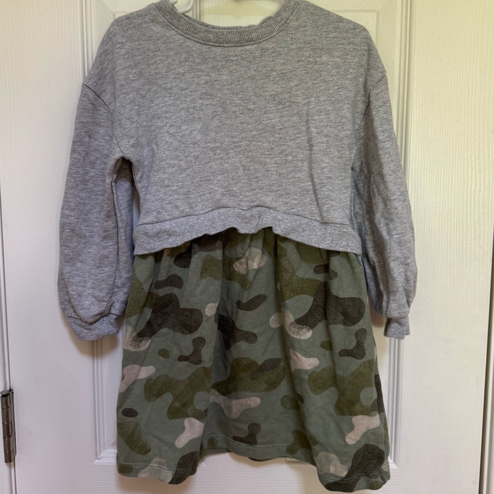 Girls camo dress